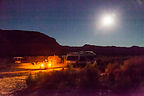 Afton Canyon Campground by Moonlight