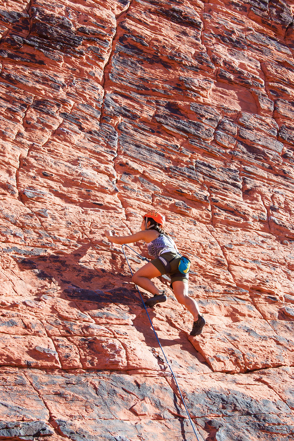 Celeste Climbing at Red Rock - LEG Celeste Climbing at Red Rock - LEG