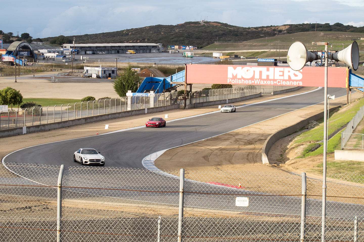 Campsite view at Laguna Seca Raceway Campsite view at Laguna Seca Raceway