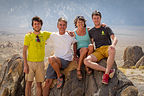 Family in Alabama Hills