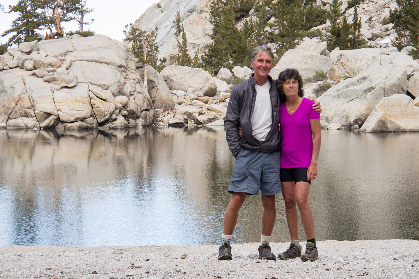 Herb and Lolo at Lone Pine Lake Herb and Lolo at Lone Pine Lake