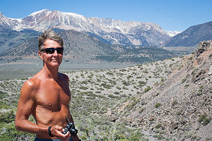 Herb on Panum Crater Hike