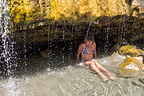 Lolo Soaking in Buckeye Hot Springs