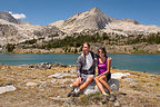 Lolo and Herb at 1 of 20 Lakes