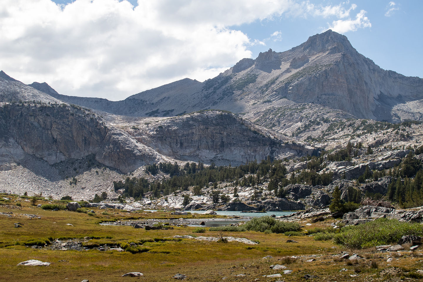 Leaving the 20 Lakes Basin Trail Leaving the 20 Lakes Basin Trail