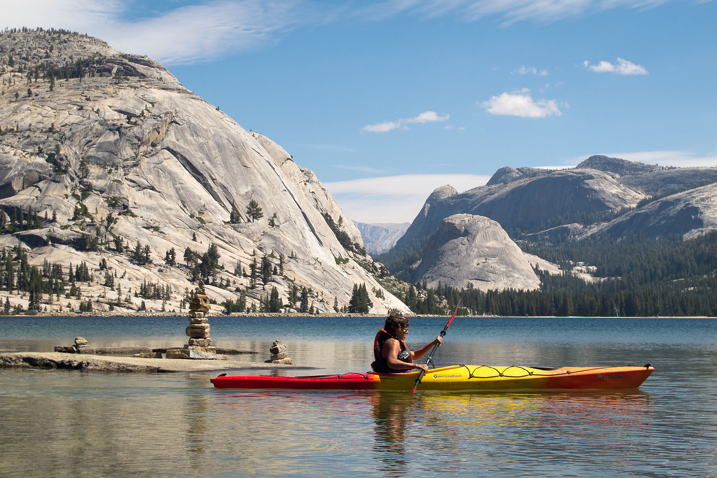 Lolo Kayaking Tenaya Lake Lolo Kayaking Tenaya Lake