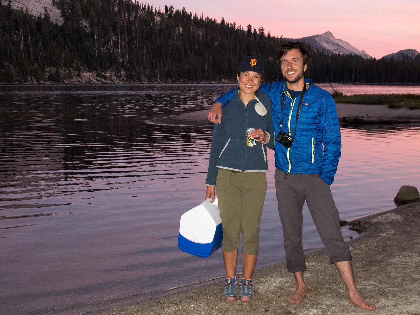 Andrew and Celeste at Tenaya Lake Andrew and Celeste at Tenaya Lake