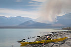 Yosemite Fires Smoke view from Paoha Island