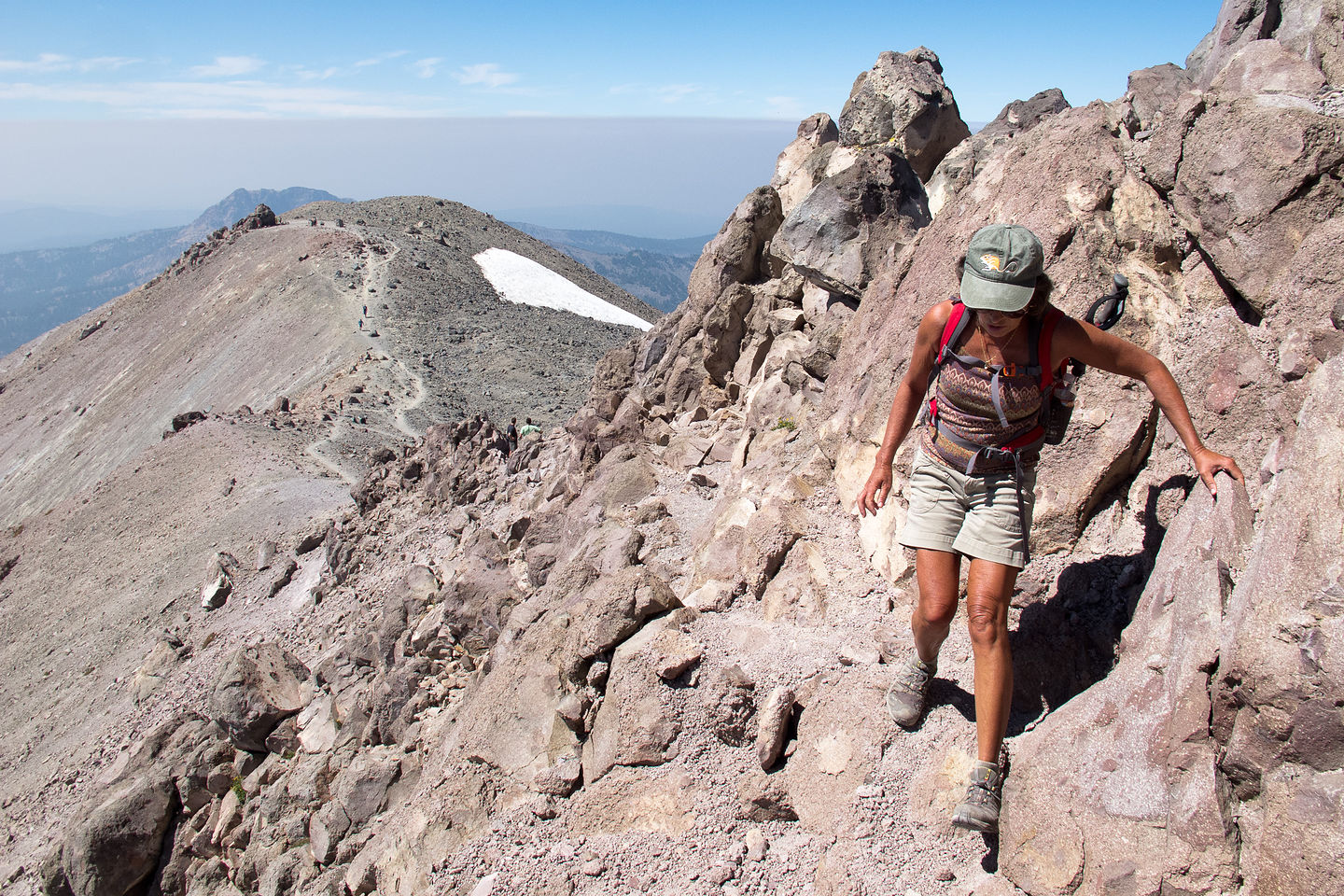 Final Scramble to Lassen Peak Final Scramble to Lassen Peak