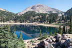 Helen Lake and Lassen Volcano