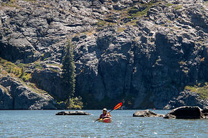 Lolo Kayaking Castle Lake