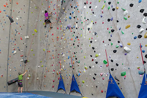 Lolo and Kitty at Climb Iowa