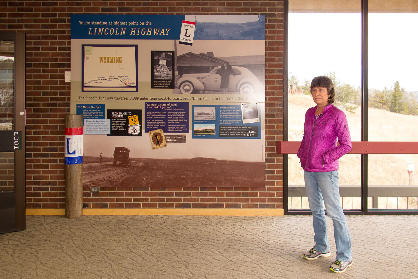 Lolo in Happy Jack Road Visitor Center Lolo in Happy Jack Road Visitor Center