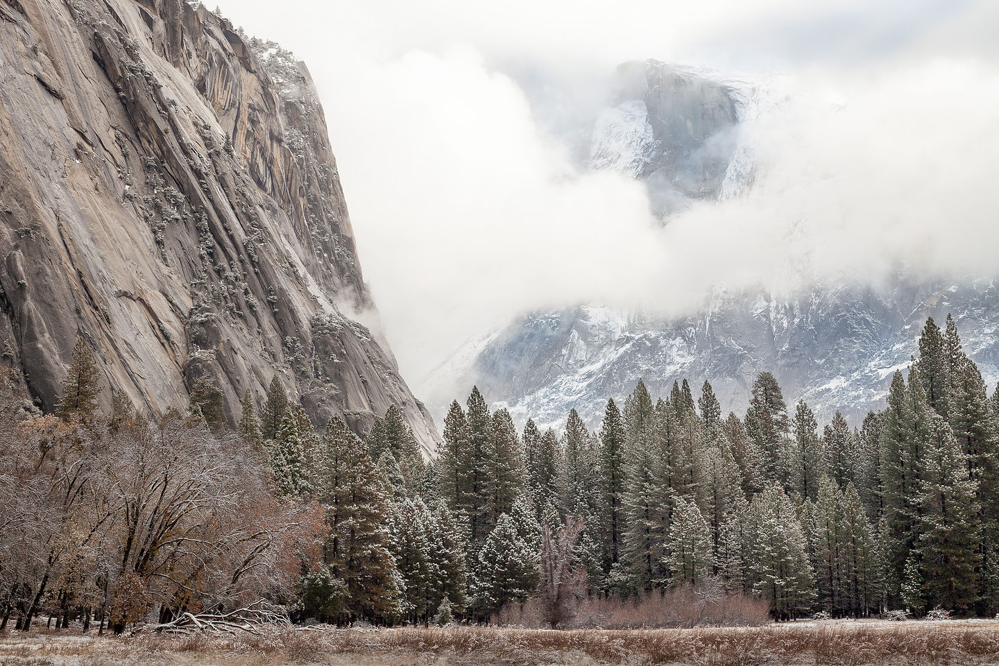 Half Dome Peeking Through Half Dome Peeking Through