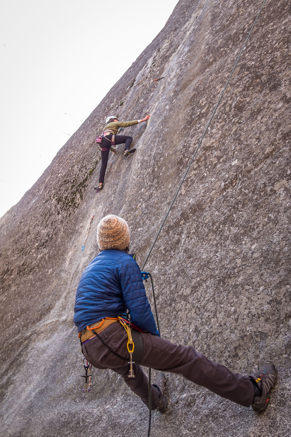 Lolo Making Some Progress on Swan Slab Lolo Making Some Progress on Swan Slab