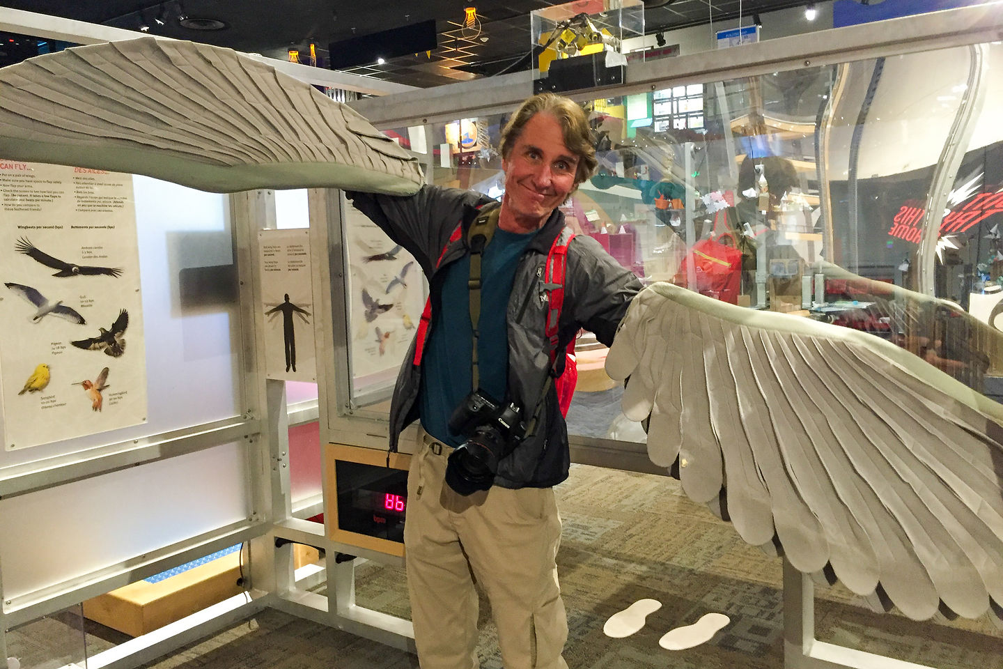 Herb Flying at the Fleet Science Center Herb Flying at the Fleet Science Center