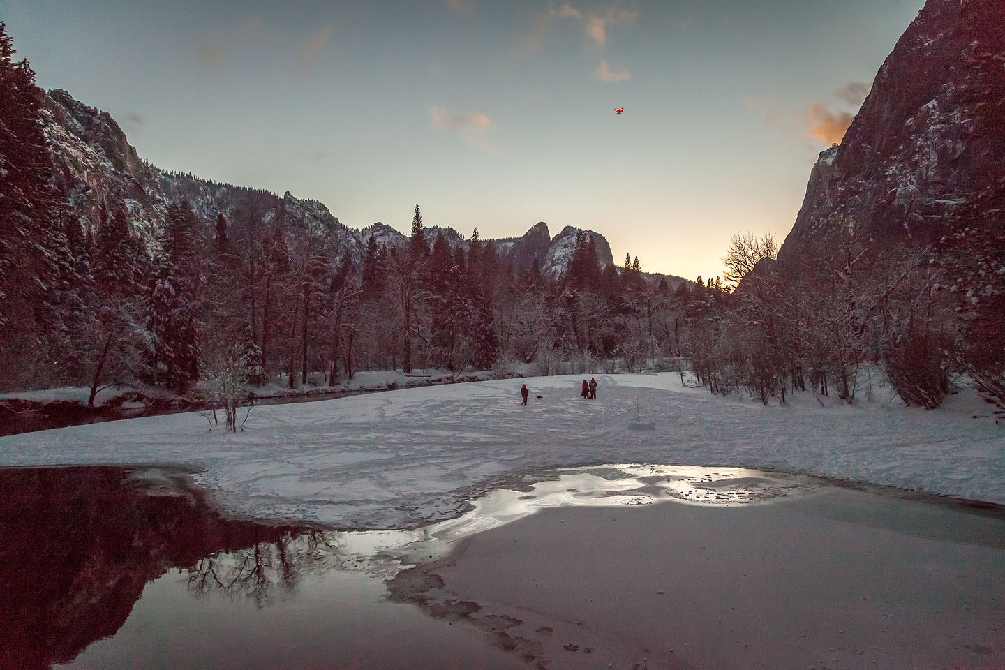 Tiny Drone over Merced River