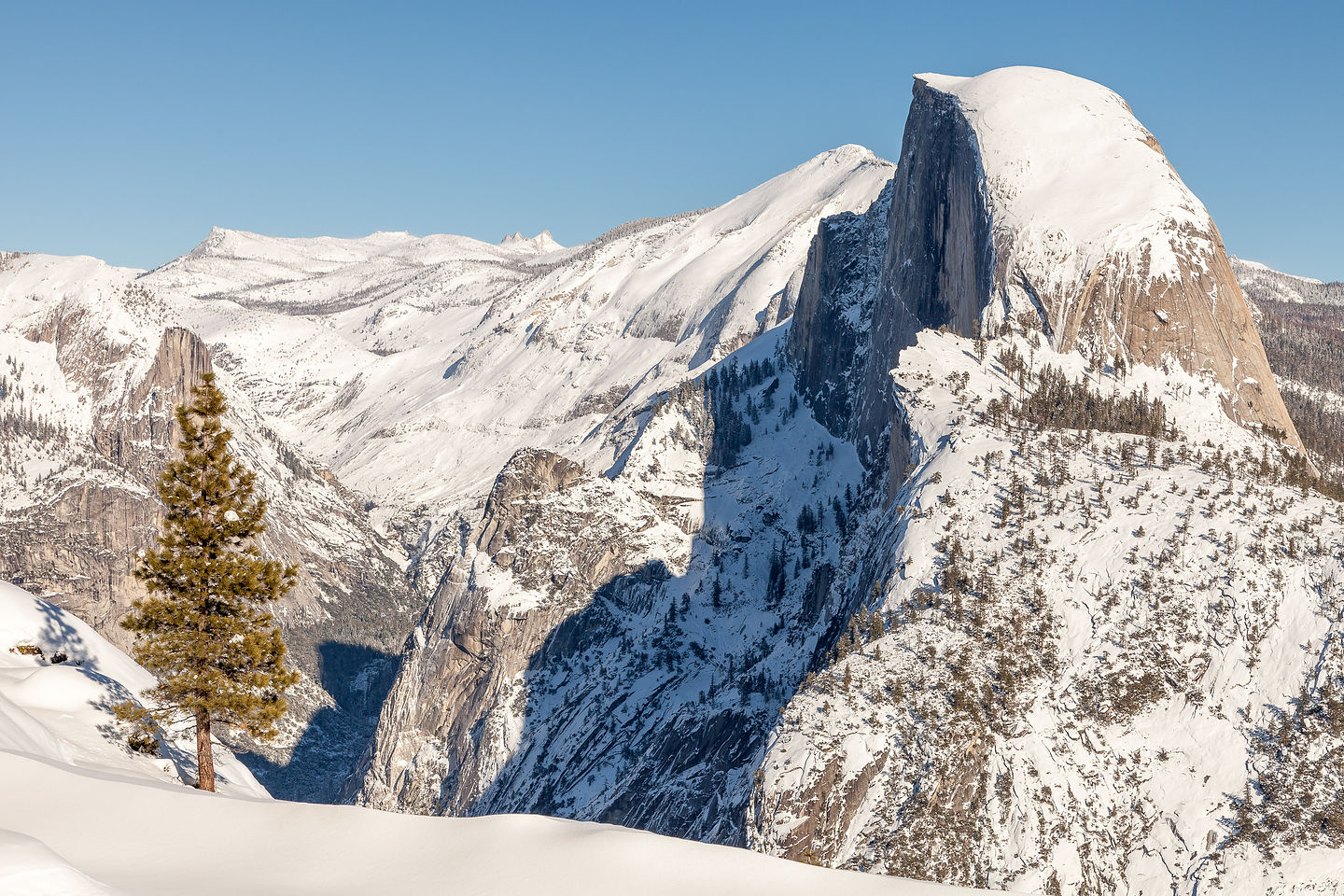 Half Dome when No One is Looking at it Half Dome when No One is Looking at it