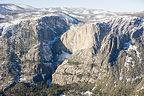 Yosemite Valley and Falls from Glacier Point 