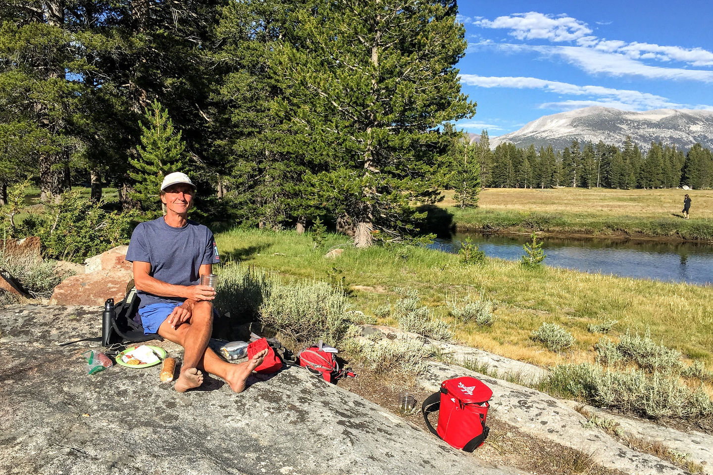 Cocktail hour in Tuolumne Meadow Cocktail hour in Tuolumne Meadow