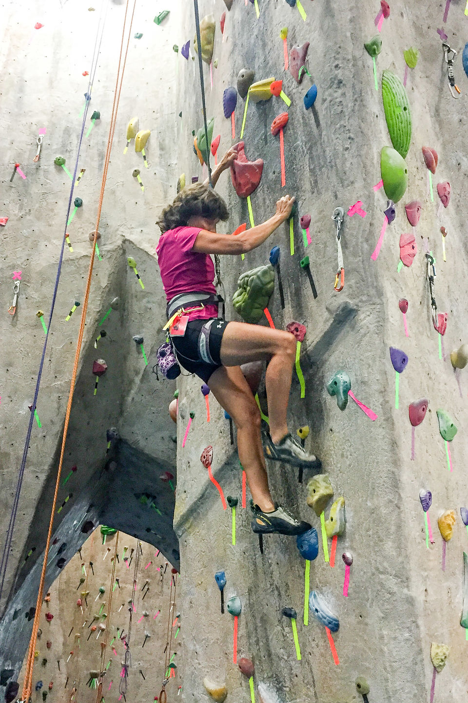 Lolo climbing at Gravity Vault Lolo climbing at Gravity Vault