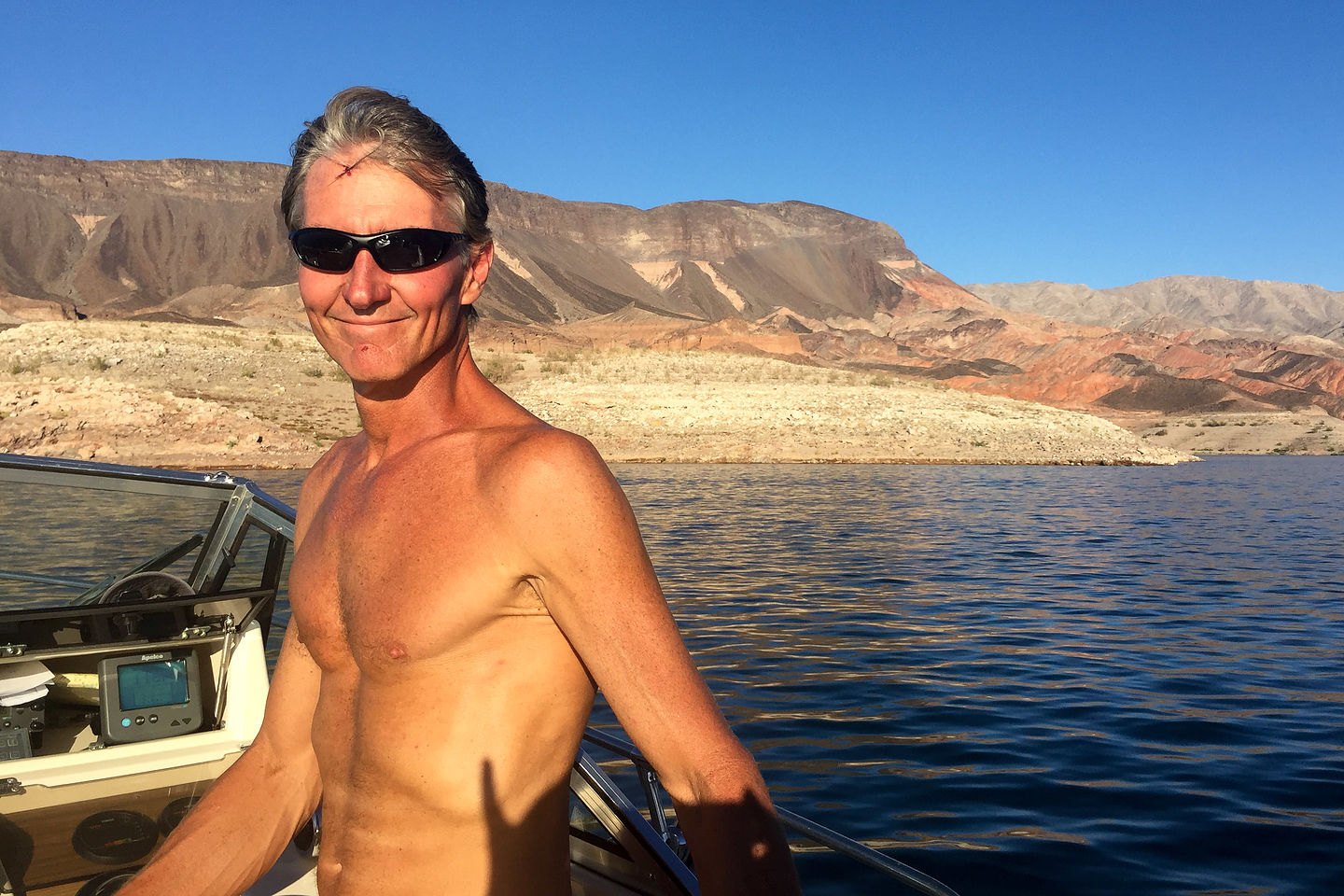 Happy Herb finally on Lake Mead Happy Herb finally on Lake Mead