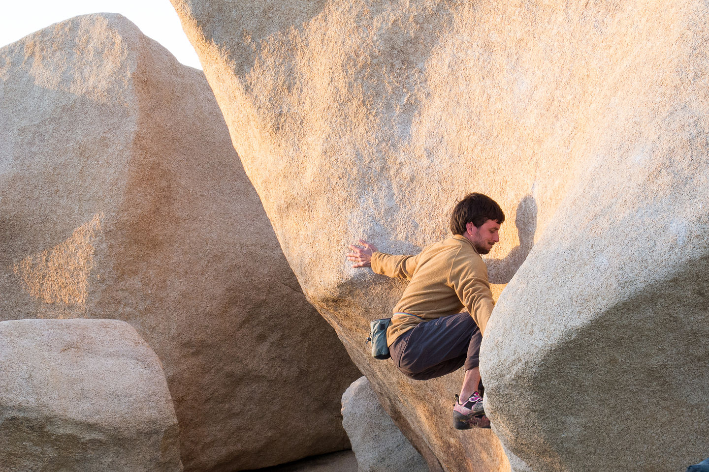 Andrew bouldering Andrew bouldering