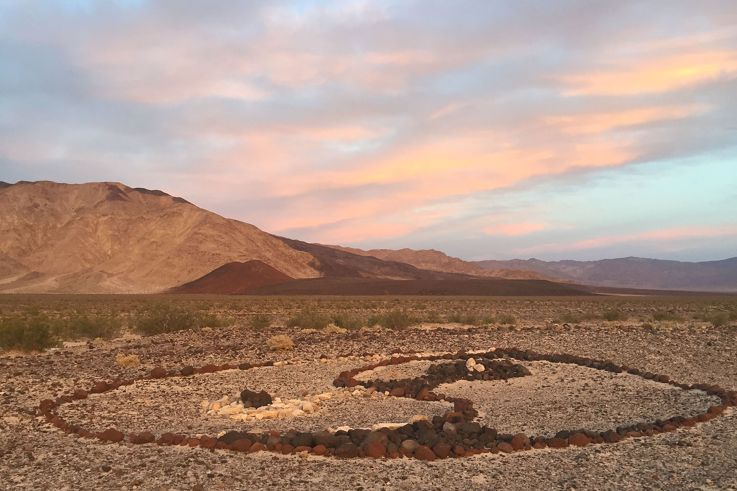 Sunset in Saline Valley