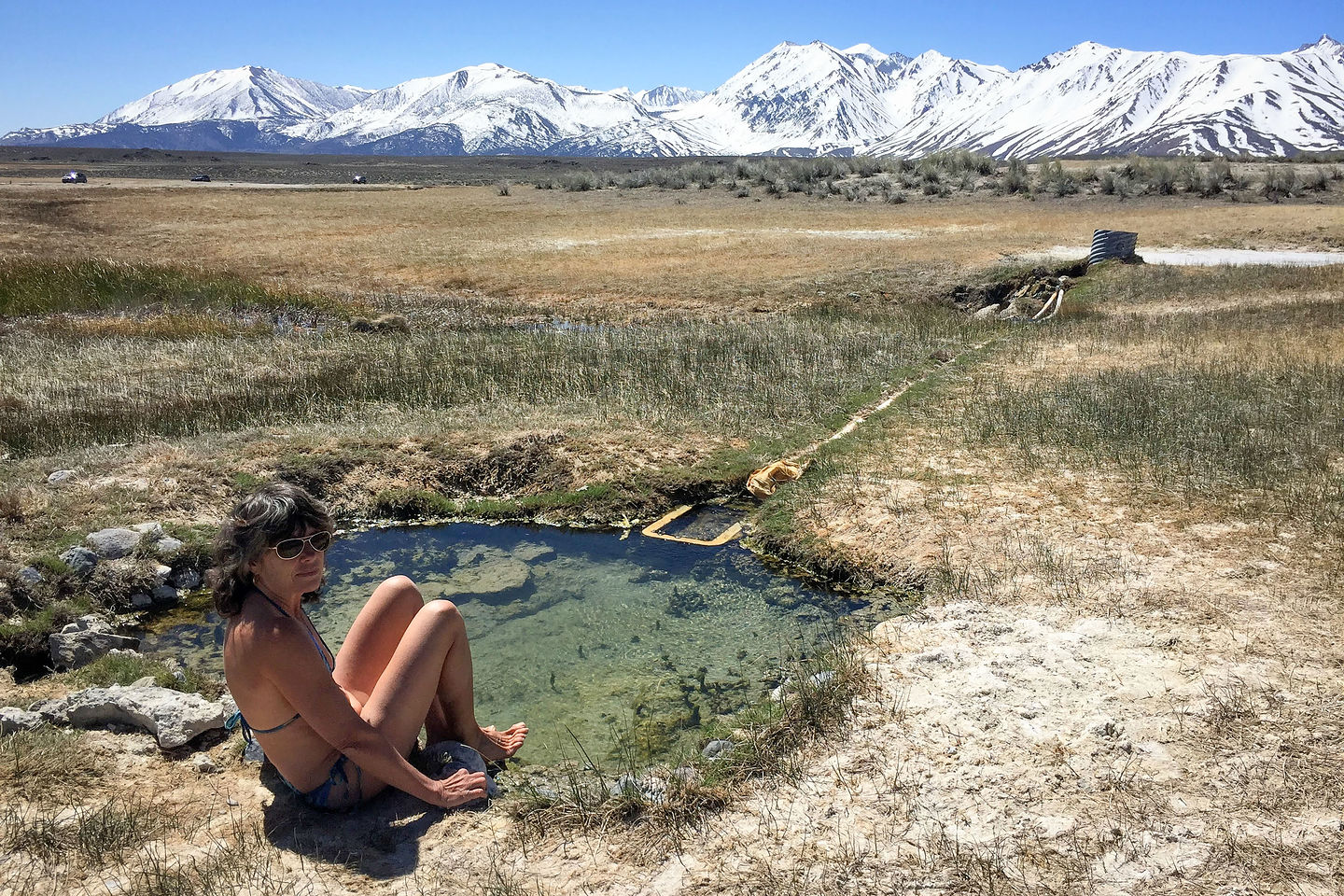 Testing the Waters in Alkali Lake Hot Spring