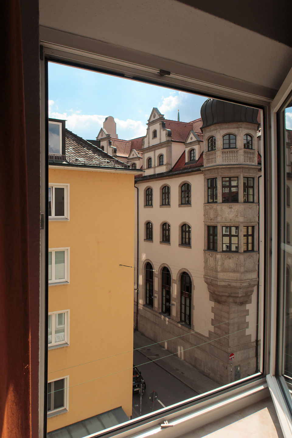 View from our room in the Hotel Lux View from our room in the Hotel Lux
