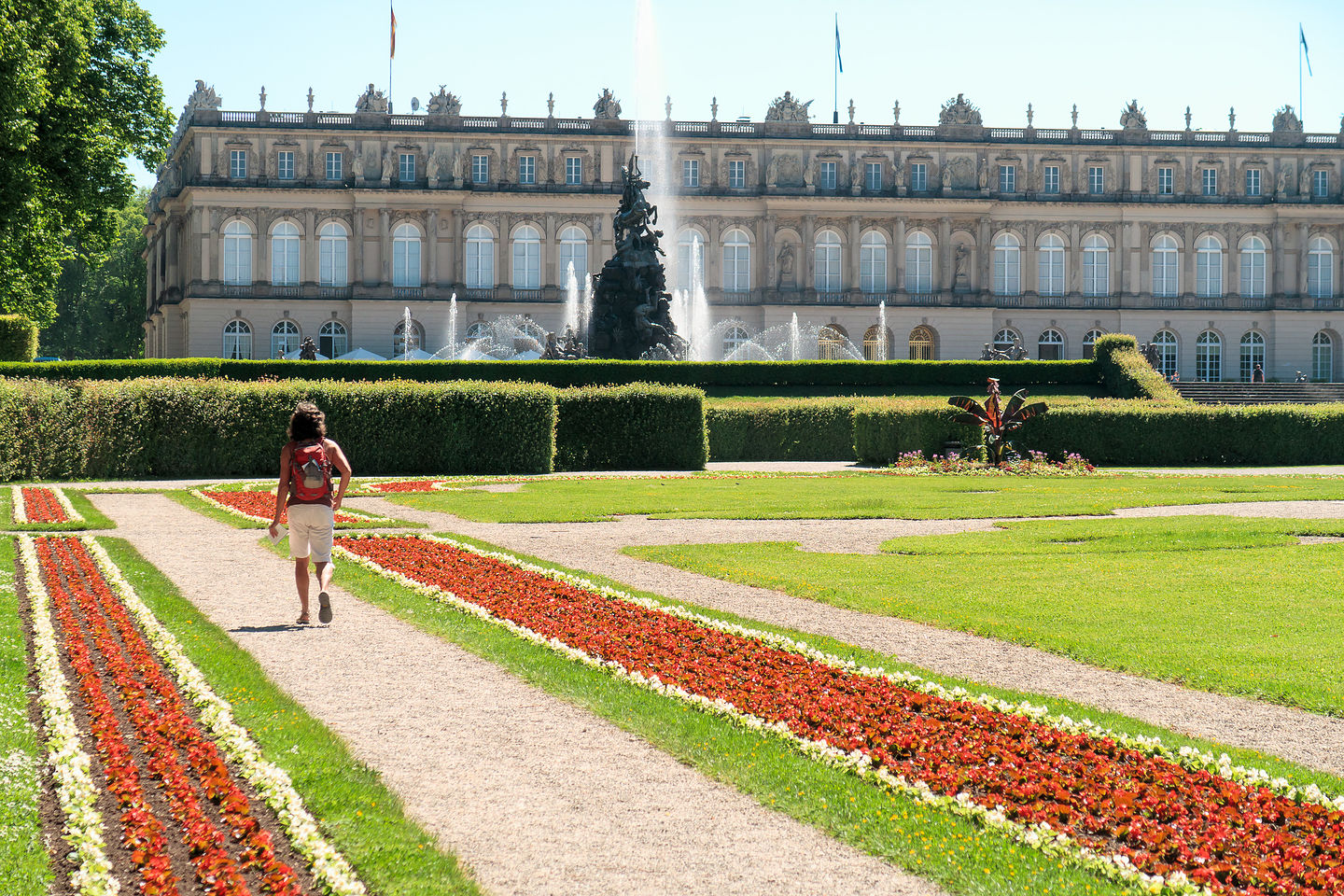 Gardens at Schloss Herrenchiemsee