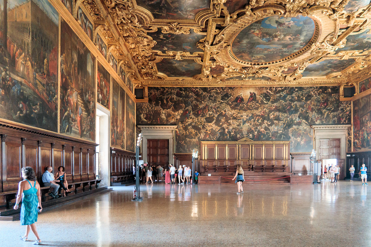 Sala del Maggiore Consiglio in the Doge's Palace Sala del Maggiore Consiglio in the Doge's Palace