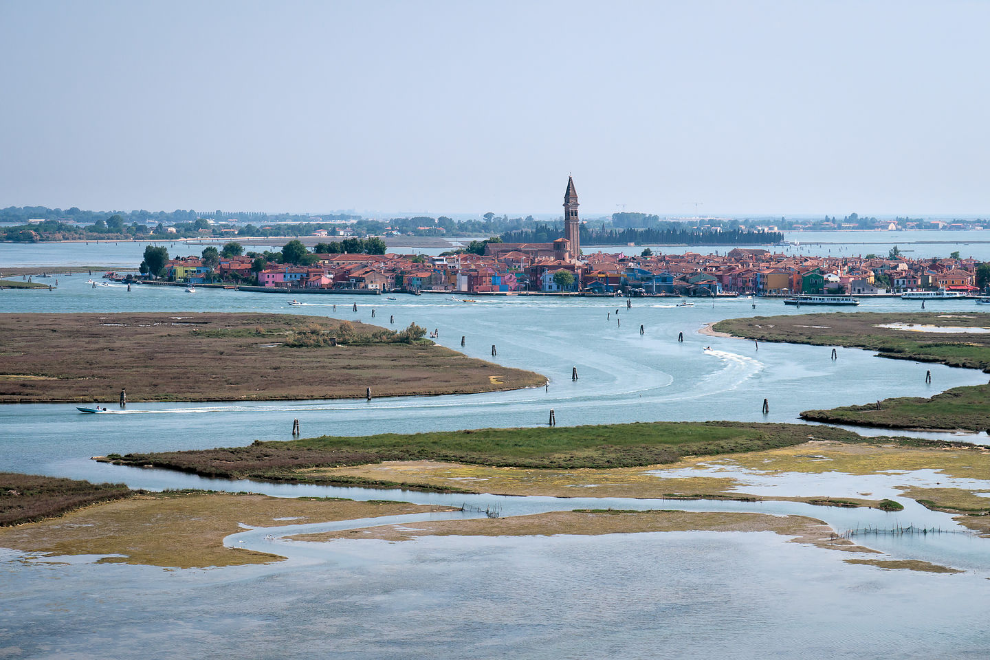 View of Burano from Santa Maria Assunta Campanile View of Burano from Santa Maria Assunta Campanile
