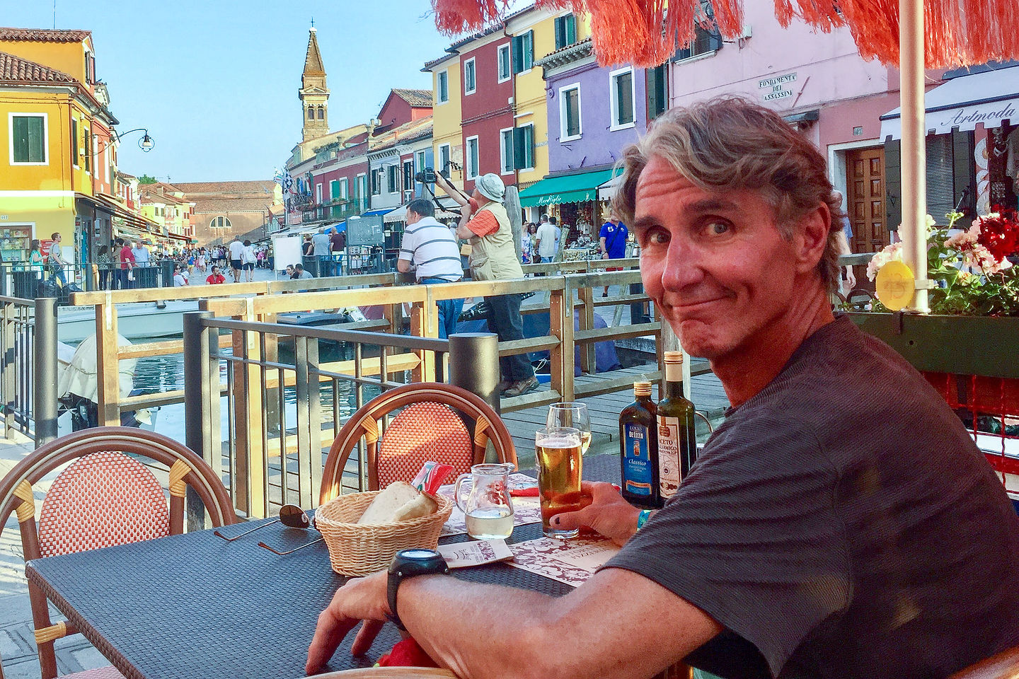 Dinner at Ristorante Pizzeria Principe on Burano Dinner at Ristorante Pizzeria Principe on Burano