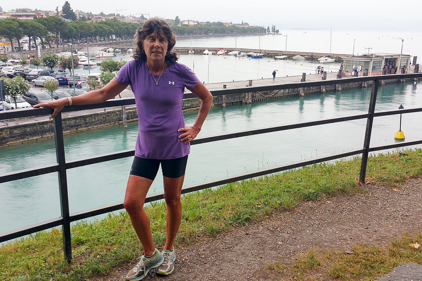 Rainy Run to along pedestrian way to Peschiera del Garda Rainy Run to along pedestrian way to Peschiera del Garda