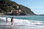 Levanto Beach on the Mediterranean Sea