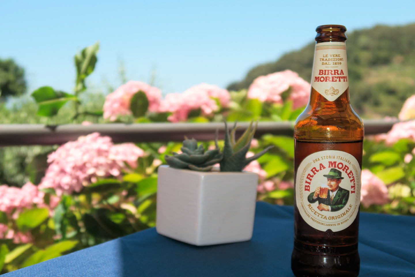 Refreshing beer break in Corniglia Refreshing beer break in Corniglia