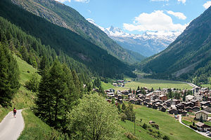 The Hohenweg above Tasch