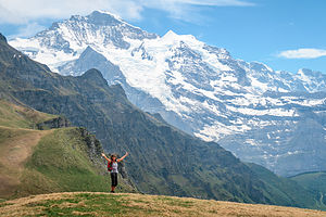 "The hills are alive" atop Mannlichen