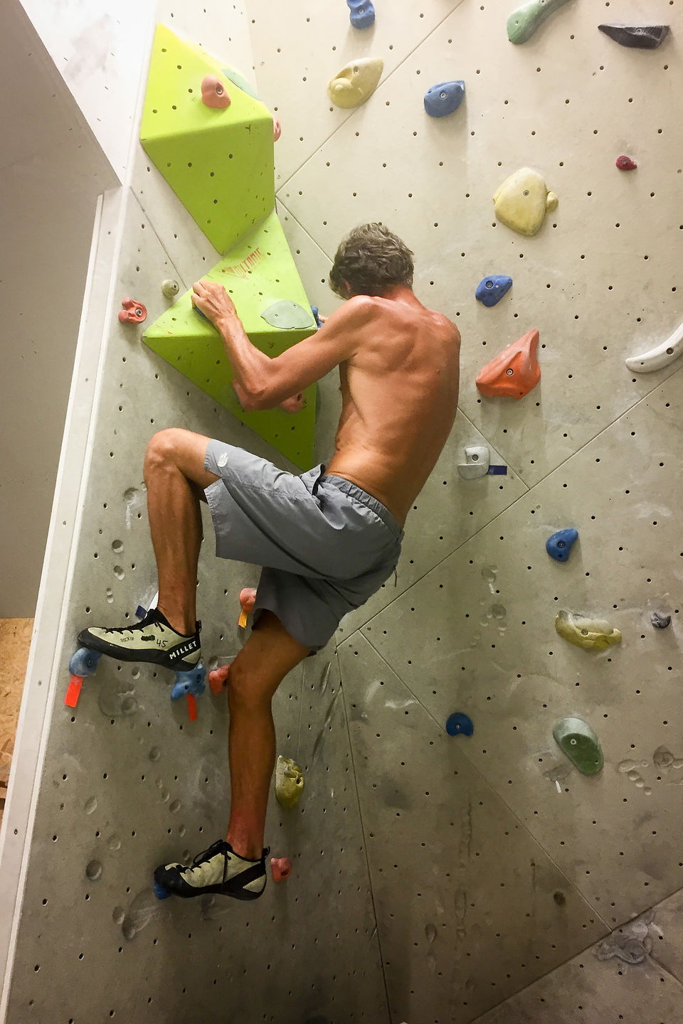Herb climbing at the Grindelwald Sportzentrum Herb climbing at the Grindelwald Sportzentrum
