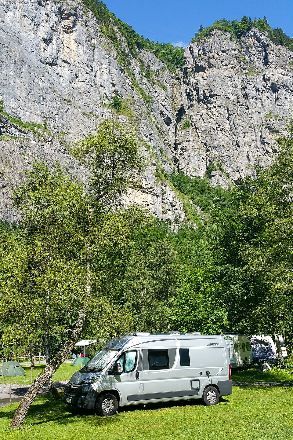 Camping Rutti in Stechelberg Camping Rutti in Stechelberg