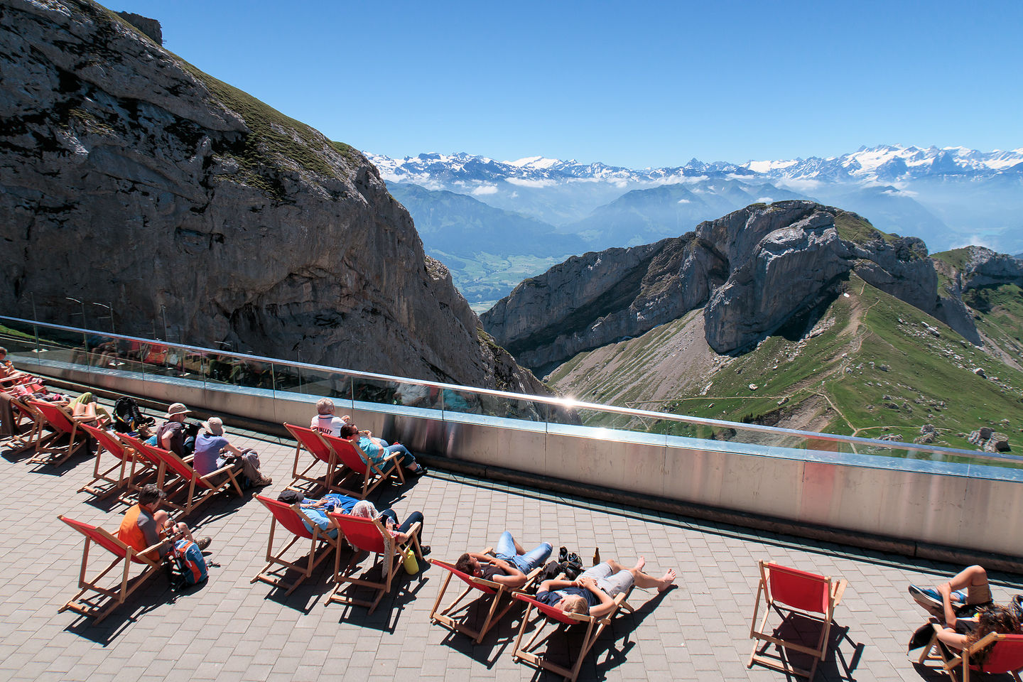 Pilatus-Kulm sun terrace Pilatus-Kulm sun terrace