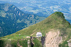 View from cable car descending from Mt. Pilatus