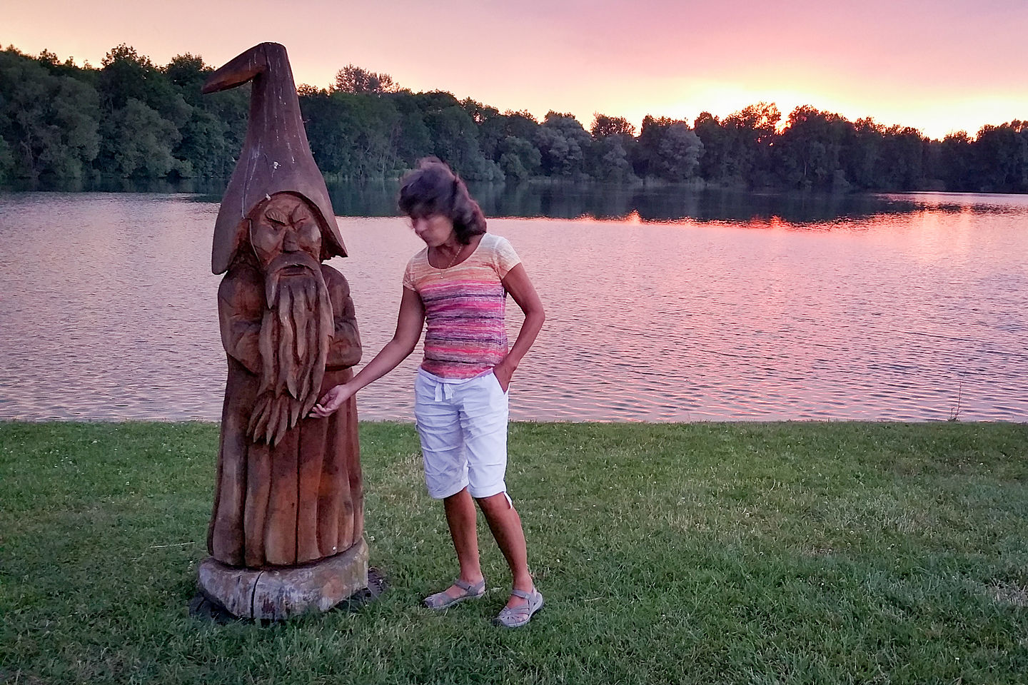 Lolo making friends in Camping Ampersee Lolo making friends in Camping Ampersee