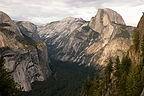 Half Dome and Royal Arches from 4-mile trail