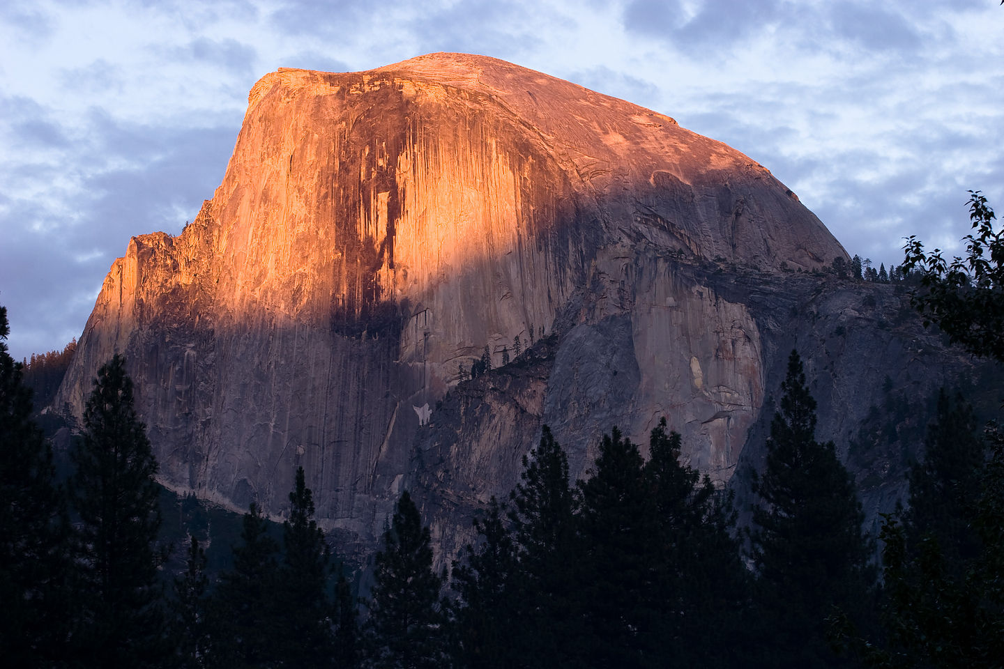 Half Dome alpenglow