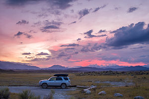 Sunset over Long Valley