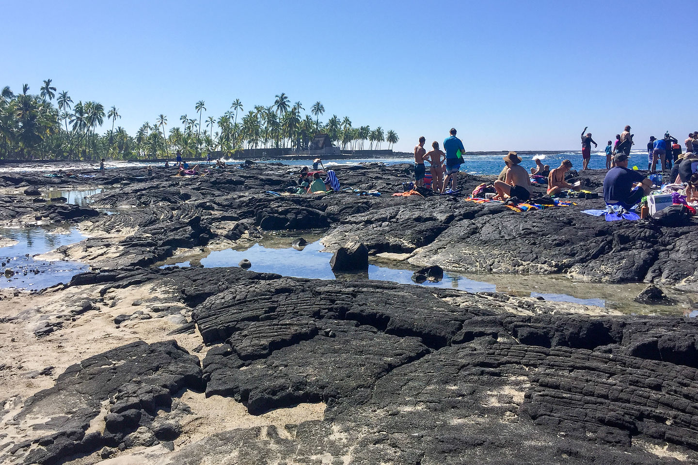 Snorkeling beach near Pu'uhonua O Honaunau National Historical Park Snorkeling beach near Pu'uhonua O Honaunau National Historical Park