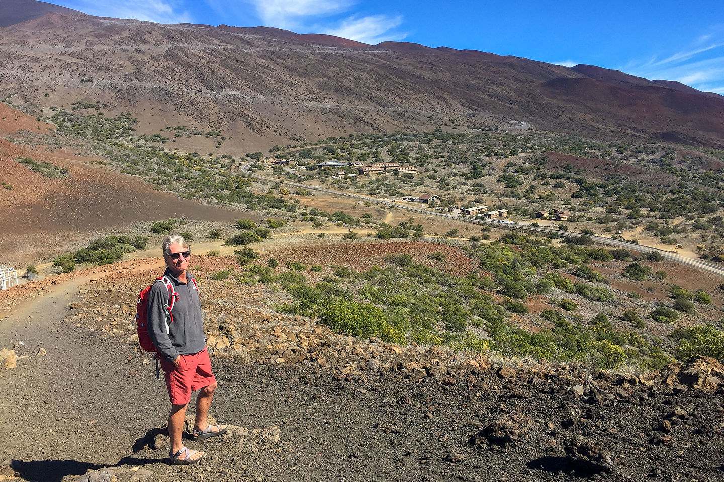 Herb on Sunset Hill on Mauna Kea