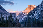 Alpenglow on Half Dome